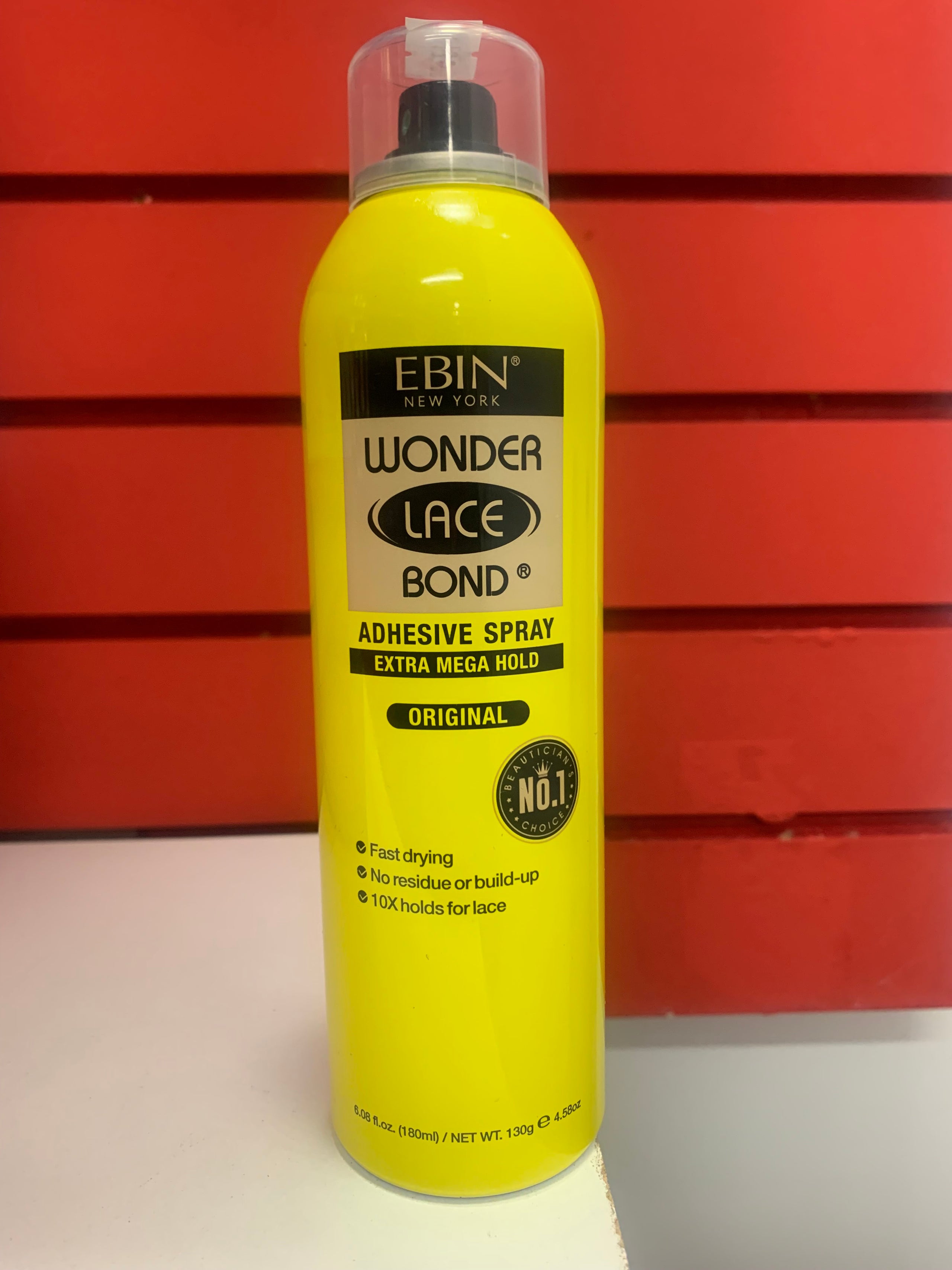 EBIN Wonder Lace Bond Adhesive Spray Extra Mega Hold 6.08 oz Island Beat